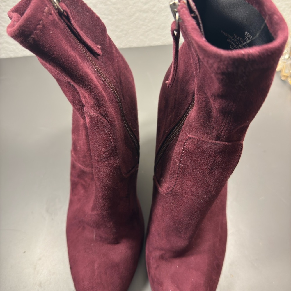 Steve Madden Rich Burgundy Heeled Boots